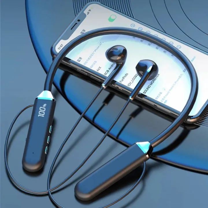 Timack%C2%AE%20Bluetooth%205.2%20Earphones%20Neckband%20Headphones%20TWS%20Wireless%20Headsets%20HiFi%20Stereo%20LED%20Digital%20Display%20Dual%20Mode%20Waterproof%20Earbuds%20-%20Image%209