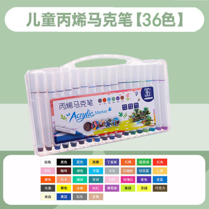 Crayon%20Acrylic%20Marker%20Pen%2024%20Color%2048%20Color%20Student%20Art%20Opaque%20Paper%20Painting%20Propylene%20Ethylene%20Marker%20Pen%20One%20Piece%20-%20Image%206