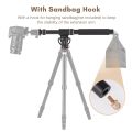 Andoer Universal Tripod Extension Arm Aluminum Alloy Detachable Extender - black. 