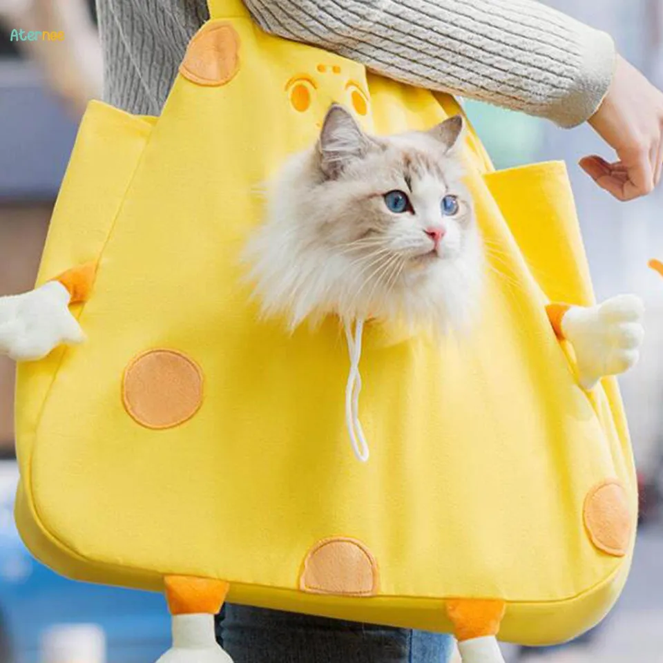 Cat Carrier Tote Bag Canvas Pet Supplies Cat Carrying Bag for