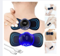 Tens Units EMS Mini Massager,Muscle Stimulator Full Body Relaxation Machine,Rechargeable Device for Legs Back Neck Pain Relief Electromagnetic Therapy Matchin. 