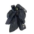 New Bronzing Ribbon Bowknot Grip Women's High Skull Top Ribbon Tassel Clip Hairware Temperament Back Head Barrettes.