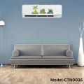 Decals Sticker Model-CTN0036 Air Conditioner Sticker Ac Sticker AC Sticker and Wall Sticker Self Adhesive Sticker (Pack of 1). 