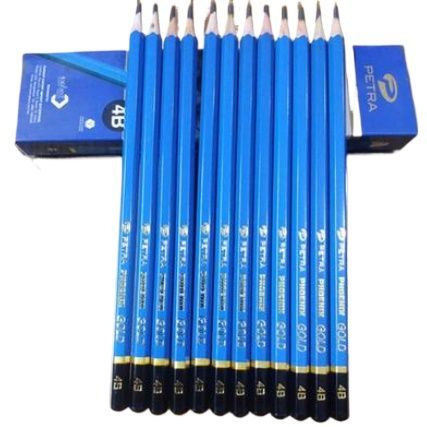 Petra%20Phoenix%20Gold%20PremiumHB/%202B%20/4B%20Graphite%20Pencils%20-%2012pcs%20-%20Image%202