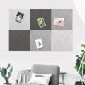 Creative Pictures V-stripe Felt Display Board Letter Works Show Note Message Board Felt Notice Photo Background Wall Office.