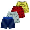 10pcs Printed Cotton Half Pant for Boys - Multicolor Combo Pack.