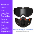 Bike Helmet BH-75 Sports Design Modular Open Face Motorcycle Riding Face Shield With Black Sun Visor Off Road Dirt Bike BD Biker In Bangladesh. 