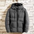 Cotton Padded Jacket Men's Autumn and Winter Jackets Casual Clothing Plus Size Hooded Thick Warm Parkas Coat Men. 