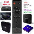 TX9 Pro TX6 TX3 Max TX3 Mini Android TV Box Remote Control TX92 TX95 TX2 TX3 TX5. 