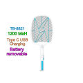 KINGSHAN MAXXON TB-8821 TYPE-C Charging Electronic Mosquito Rechargeable Bat with Led Light Insect Killer Swatter with Charging Cable. 