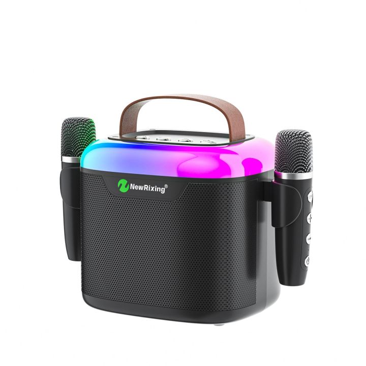 New RiXing NR8805 TWS Portable Bluetooth Speaker with RGB Lighting
