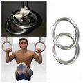 Combo Pack of Two Pieces Chin Up Ring - Silver.