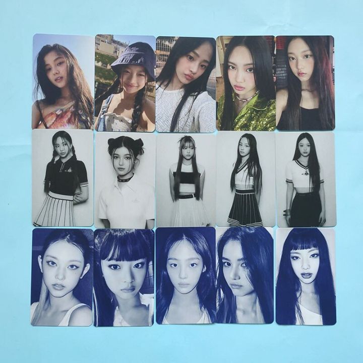 5Pcs/Set Kpop NEW JEANS Lomo Card New Album Photo Print Cards Korean Fashion Poster Picture Fans Gifts Collection Wholesale