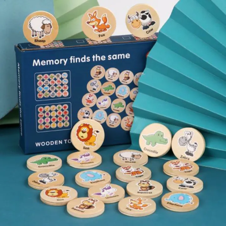 Find%20Same%20Game%20Children's%20Concentration%20Training%20Wooden%20Toys%20Animal%20Forest%20-%20Image%209