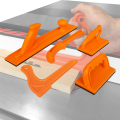 5 PCS Push Handle Woodworking Planer Orange Rubber is Suitable for Router, Joiner and Table Saw Woodworking Tools. 