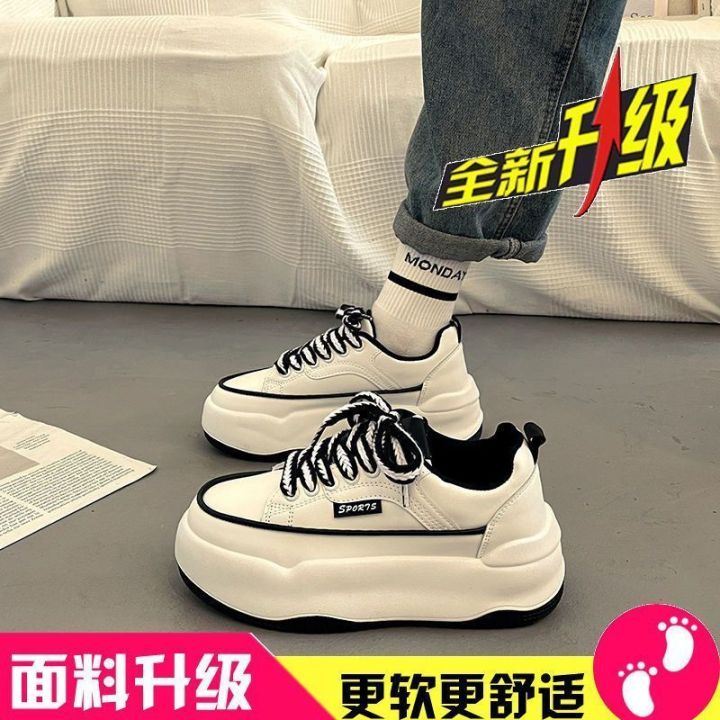 Popular%20Platform%20White%20Shoes%20Women's%20Autumn%20and%20WinterinsTrendy%20Korean%20Casual%20Sneakers2023New%20All-Match%20Dissolved%20Sneakers%20-%20Image%204