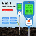 6in1 LCD Digital Moisture Meter Soil Moisture Sensor PH /Temperature /Sunlight /Fertility Testers Garden Planting Soil Detector. 