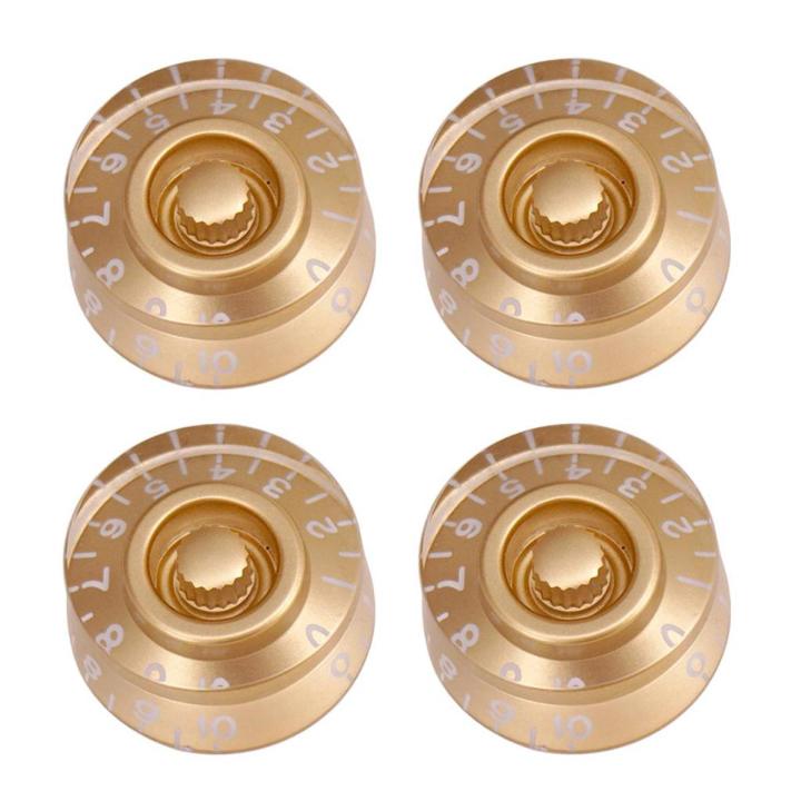 4pcs Electric Guitar Volume Speed Control Knob Button for LP EPI Gold ...
