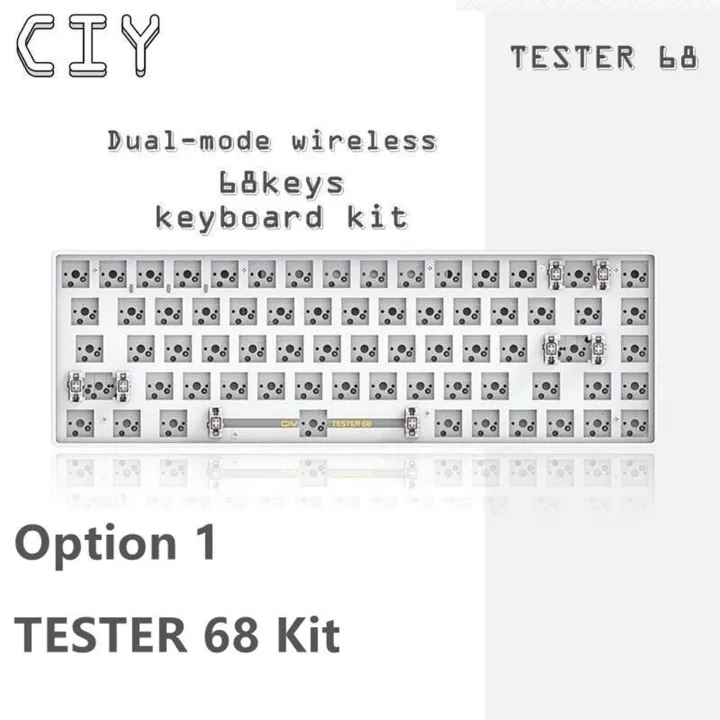 Tester68%20Mechanical%20Keyboard%20Kit%202-Mode%20Wireless%202.4G/Bluetooth%205.0%20Ciy%20Shaft%20Seat%20DIY%20Keyboard%20Shaft%20Tester%20for%20Wireless%20Keyboard%20PC%20Gaming%20-%20Image%205