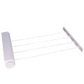 Retractable Indoor Clothes Hanger Rope Wall Mounted Hanger Drying Towel Rack Flexible Clothesline Bathroom Clothes Dryer. 