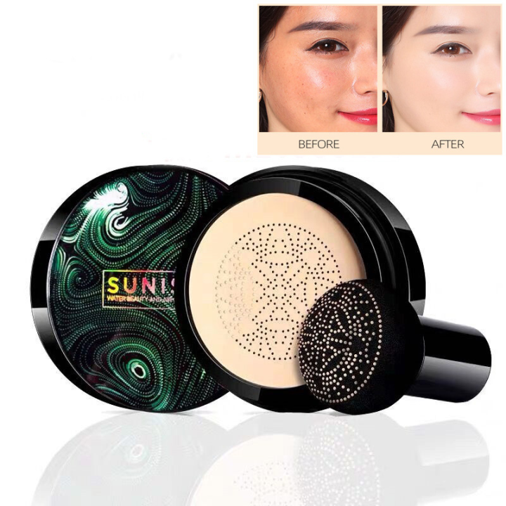 SUNISA%20Foundation%20Base%20Water%20proof%20Mushroom%20Head%20Air%20Cushion%20BB%20CC%20Cream%20Moisturizing%20Liquid%20Foundation%20with%20Sponge%20-%20Image%202