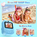 HD 1080P Kids Mini Instant Print Digital Camera Instant Printing Camera Birthday Holiday Gift for Fun Photography Blue.