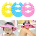 Baby Shower Cap with Ear Protection Bath Caps Adjustable Soft Shampoo Bathing Hat Cap for Kids Toddler-1pcs [Colour as per Stock]. 