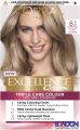 Excellence Creme Hair Colour Natural Ash Blonde 8.1 UK. 