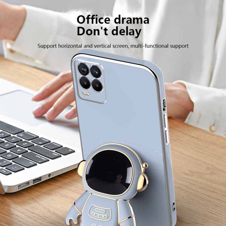 Tokifu%20For%20Realme%208%208%20Pro%20Back%20Cover%20With%20Astronaut%20Folding%20Holder%20Luxury%206D%20Plating%20Case%20Soft%20Silicone%20Bracket%20Phone%20Cases%20-%20Image%207
