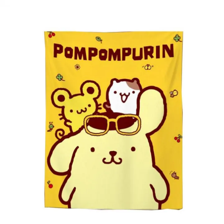 Kawaii%20Sanrio%20Cartoon%20Purin%20Tapestry%20Cute%20Pompompurin%20Room%20Decor%20Y2K%20Room%20Decoration%20Cinnamoroll%20Kuromi%20Creative%20Children%20Gifts%20-%20Image%204