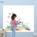 Whiteboard Sticker Wallpaper Peel Stick for Home Classroom 60cmx5m white.