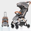 2019 New Baby Stroller Travel Pram Bassinet Newborn Carriage Foldable Pushchair - Grey fashion. 