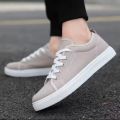 Sneakers for Men Winter Canvas Cotton Leather EVA Sole Lightweight Casual Stylish Shoes Black, Blue, Khaki & Grey Colors Available Model SPORT1888.