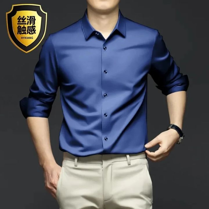 S-5XL%20Men's%20Shirt%20Long%20Sleeve%20Non%20iron%20Wrinkle%20Resistant%20Business%20Dress%20High%20end%20Professional%20Casual%20Suit%20White%20Shirt%20-%20Image%207