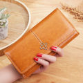 Stylish and Fashionable Long Wallet for Women - Pu Leather Wallet Purse for Women New Collection - Wallets for Girls Simple Stylish. 