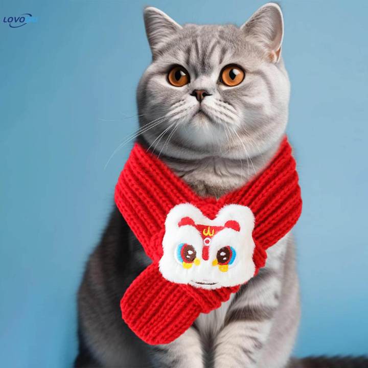 Chinese%20New%20Year%20Pet%20Scarf%20Cat%20Knitted%20Scarf%20for%20Cats%20Kitten%20-%20Image%202