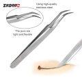 zkgood 3pcs Pet Cat Dog Tick Remover Tool Stainless Steel Fleas Lice Tweezers Clip Set Pet Supplies. 