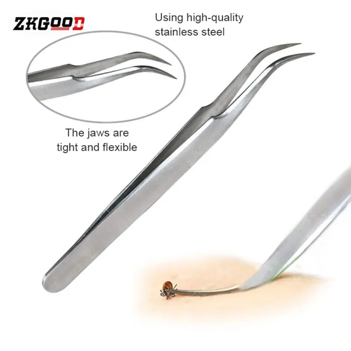 zkgood%203pcs%20Pet%20Cat%20Dog%20Tick%20Remover%20Tool%20Stainless%20Steel%20Fleas%20Lice%20Tweezers%20Clip%20Set%20Pet%20Supplies%20-%20Image%207