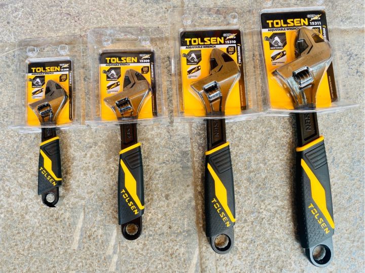 TOLSEN%20Adjustable%20Wrench%20(%206"%20%7C%208"%20%7C%2010"%20%7C%2012"%20)%20Available%20in%204%20Sizes,%20Industrial%20GRIPro%20Series%20Model:%2015308%20%7C%2015309%20%7C%2015310%20%7C%20153011%20-%20Image%202