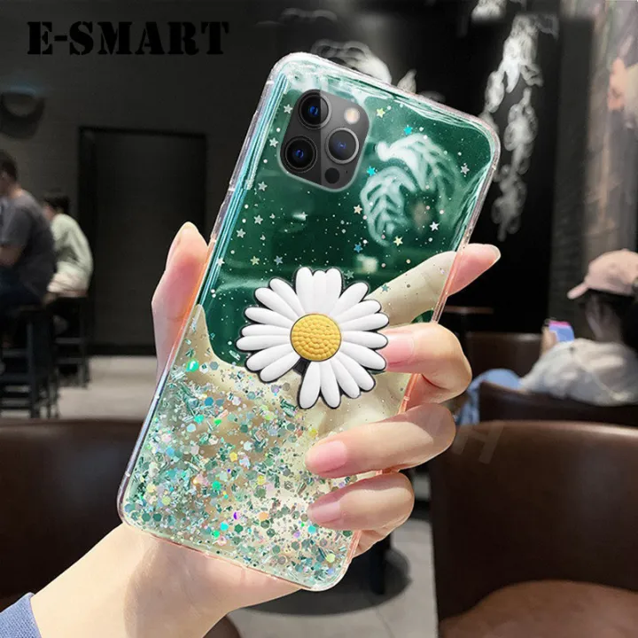 Phone%20Case%20iphone%2012%20Pro%20Max%20Transparent%20Bling%20Glitter%20Cases%20Soft%20Clear%20Shining%20Sequin%20Back%20Cover%20with%20Daisy%20Flowers%20Folding%20iphone12%20Pro%20Max%20Case%20-%20Image%206