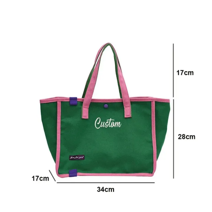 Personalised%20Contrast%20Canvas%20Tote%20Bag%20Custom%20Embroidered%20Large%20Capacity%20Shoulder%20Bag%20Outdoors%20Portable%20Bento%20Bag%20Gift%20-%20Image%206