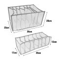 【Fashion】New Style Compartment Storage Box Closet Clothes Drawer Mesh Partition Pants Drawer Washable Household Storage 1Pcs. 