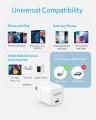 Anker 20W Cube PowerPort III PD USB C Fast Compatible Apple & Samsung. 
