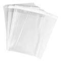 (16" x 20") 50 pcs crystal cellophane poly bag for packaging material with adhesive.