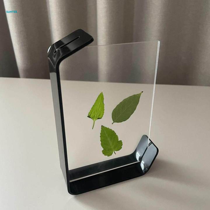 Pressed Dried Flower Frame Picture Frame Gifts Acrylic Photo Frame Stand for Fireplace Hallway