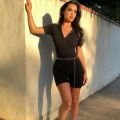 Black Gray Bodycon Playsuit Women Wear On Both Sides Jumpsuit 2020 Autumn Zip Up Party Club Romper Jumpsuits Shorts.