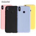 For Xiaomi Redmi Note 5 Case Redmi Note 5 Pro Phone Cases Liquid Silicone Soft Back Cover For Redmi Note5 Pro MEI7S MEI7. 