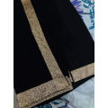 Indian Soft Weightless Jorjet Saree only. 