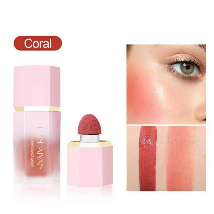 HANDAIYAN Blush Stick - Natural Dewy Finish Makeup(03#Coral)