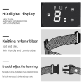 1 PCS HD Digital Display IP67 Waterproof Collar for Dog Rechargeable Bark Stopper (B). 